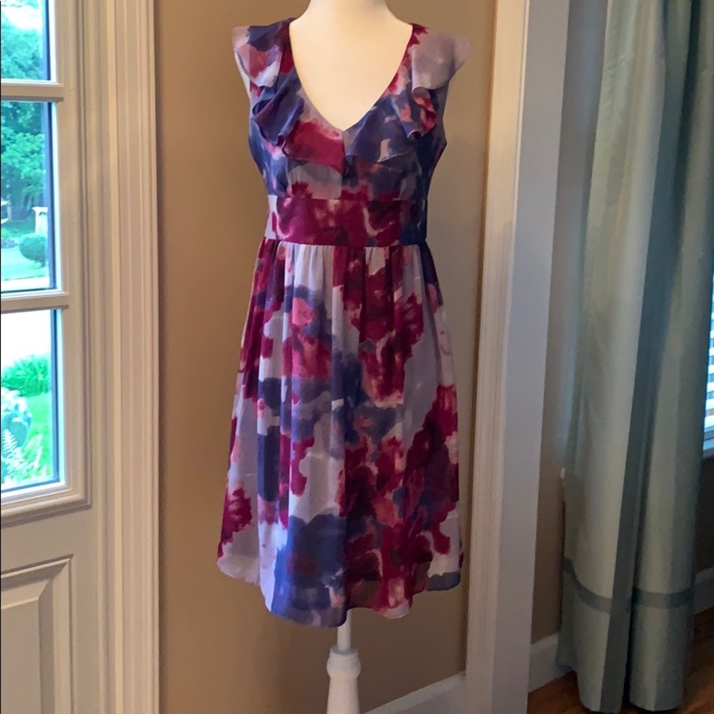 Ann Taylor Loft sleeveless floral dress